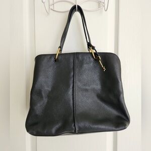 Fossil Black Tote Shoulder Bag